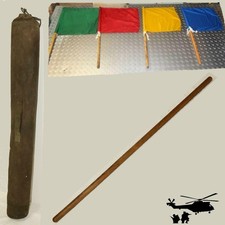 Bundeswehr fahnensatz,flaggensatz signalfahnen packtasche rot, gelb,blau o. grün