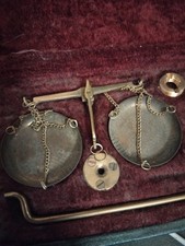 Waage, klein, Messing, aus dem