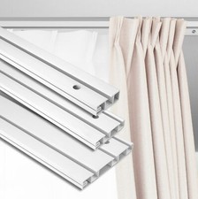 2 Meter PVC Vorhangschiene Schiebevorhang Gardinenschiene Gardinenbretter, OM