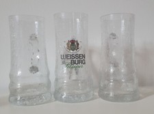 Weissenburg Pilsener Bierkrug & 2 Bierkrüge | Glas | Zustand sehr gut