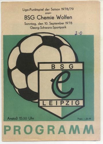 Ddr liga bsg chemie - ddr-liga,