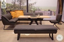 Eckbank Modell Alino in Leder A India schoko