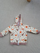 süße Babyjacke Größe 80 Jacke - Top-Zustand Jungen & Mädchen Waldtiere
