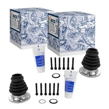 2X VAICO ACHSMANSCHETTEN SATZ