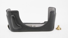Half Case Tasche Hülle Protektor Leder schwarz für Leica M11 - inkl. 19% MwSt.
