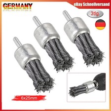 3tlg Schleif Draht Bürsten