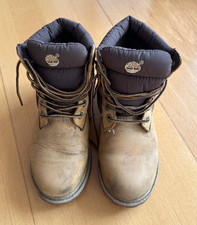 TIMBERLAND  Boys Boots Stiefel gelb braun Gr.  32  US 13,5 UK 13