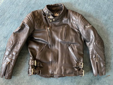 Harro Motoradlederjacke Gr 50 mit Rückenprotektor Vintage