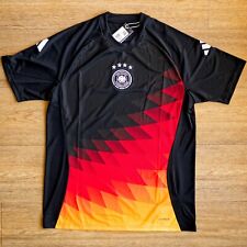 Original Adidas DFB Pre-Match Shirt  | Schwarz | Größe M | EM 2024 Trikot - NEU