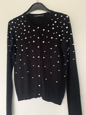 Damen Cardigan  "Hallhuber" -  Gr. XS  - Schwarz