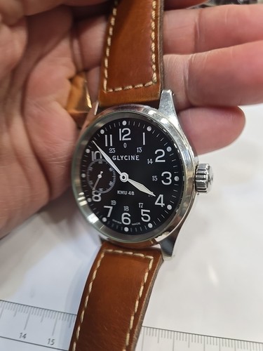 Glycine kmu 44mm gebraucht - 48,