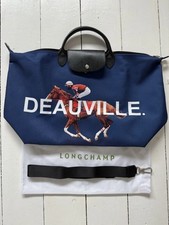 Longchamp Limited Edition Travel Bag - Le Pliage Du Monde - Horse racing, France