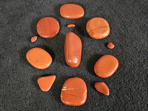 12x jaspis rot trommelsteine - 12x,