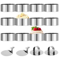 12 Stück Dessertringe und