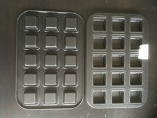 2er Set Snackblech Backblech Backofen Herd Muffin Eiswaffel Dessert NEU Angebot