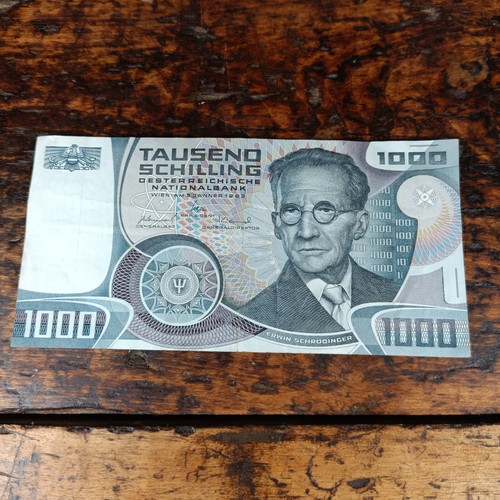 1000 schilling schein banknote - schilling,