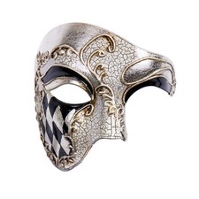 Silver Venetian Phantom Half