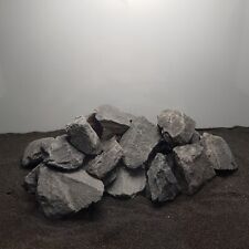 Aquarium Steine Aquascaping Basalt Barsche schwarz 5kg   Größe S 5 - 10 cm