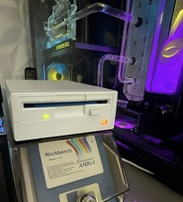 AMIGA 500/600/1200/2000 Greaseweazle 3,5 Floppy  Diskettenlaufwerk weiß  PC