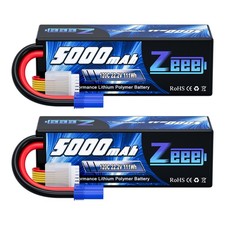 2x Zeee 22.2V 5000mAh 6S Lipo