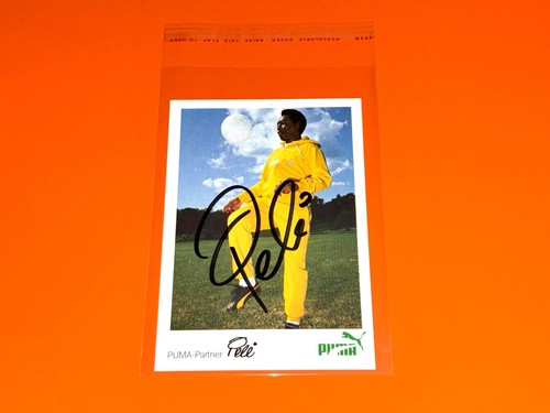 Pele original autogramm - pele,
