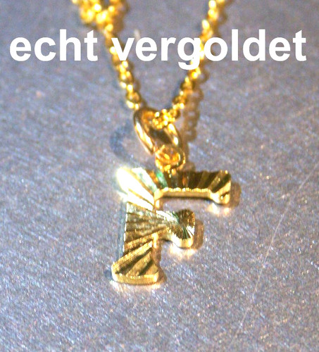Edle halskette buchstabe - edle, f