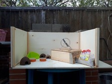 Großer Hamsterkäfig mit Zubehör 