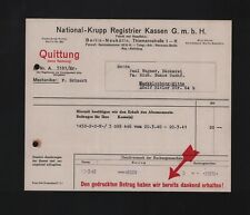 BERLIN, Rechnung 1940, National-Krupp Registrier Kassen GmbH