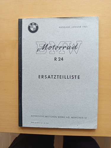 Ersatzteilliste bmw 24 - bmw, r
