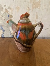 Art Deco Teekanne Uranglasur