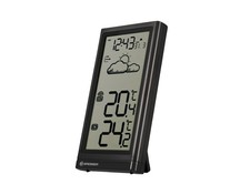 Bresser Wetterstation Digitales Thermometer mit DCF-Funksignal Datum Meteo
