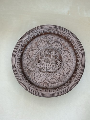 Keramik wandteller mit - keramik,