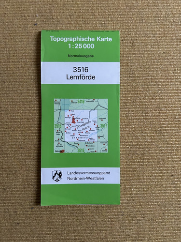Topographische karte 25000 - karte, 1:25000