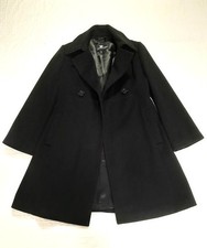 SAINT JACQUES Damen Mantel Wolle mit Cashmere Schwarz  Gr. 40 guter Zustand