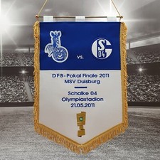 Wimpel MSV Duisburg v Schalke