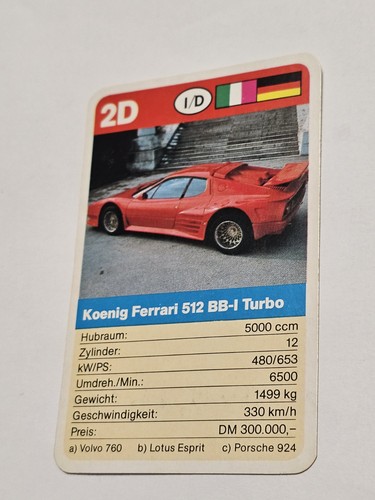 Koenig ferrari 512 turbo - 512, i