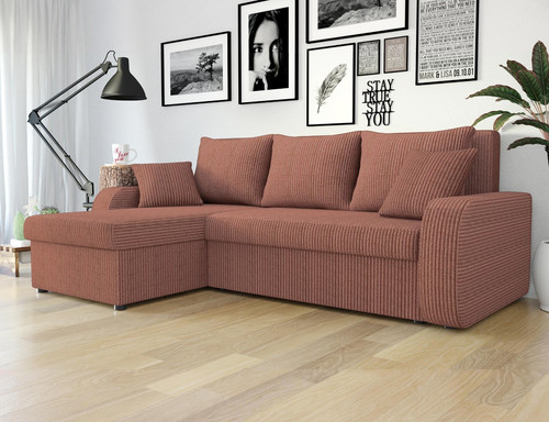 Ecksofa karol cord eckcouch - ecksofa,