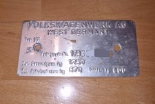 VW Golf1 Golf 1 Typenschild