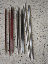 Konvolut 14 Sockennadeln ca. 15 - 18 cm