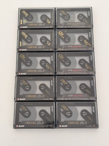 Basf audio kassetten - 10, x