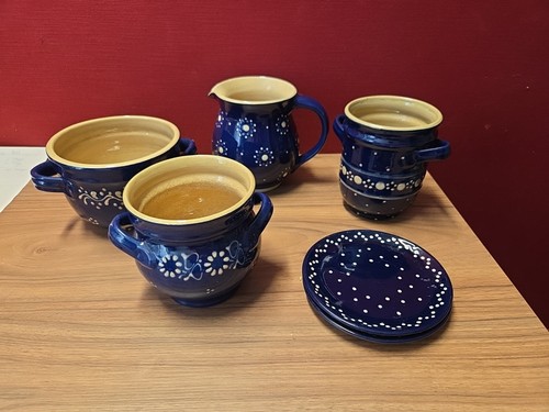 Ddr keramik blau weiß - ddr, blau-weiß
