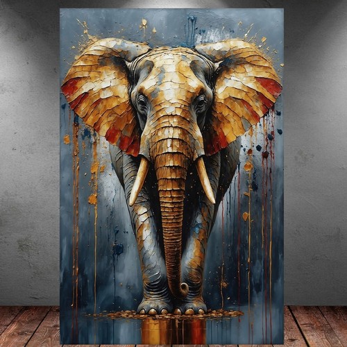 Leinwand bilder xxl - xxl, elefant