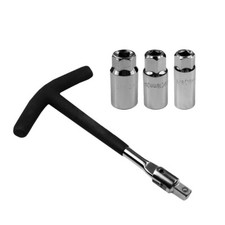 Zündkerzenschlüssel Satz 16 18 21 mm PKW Motorrad Zündkerze Nuss Steckschlüssel