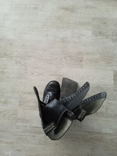 Bondage London 20 Loch Schwarz Größe 38