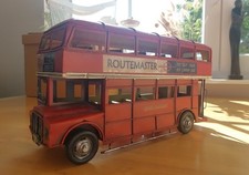Doppeldecker Routemaster Bus London Oldtimer Metall Antikstil Retro Blechauto