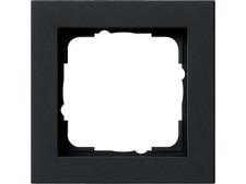 Gira E2 System 55 schwarz matt Abdeckrahmen 021109 021209 021309