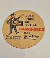 Alter Bierdeckel - Haake Beck