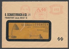 844382) DR FST Blg. Schanzenbacher Lampen Frankfurt am Main 1932