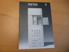 Design + Design Nr. 22-31 Zeitschrift für Design und Braun Geräte