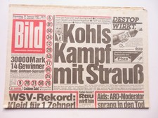 Bild Zeitung vom 27.01.1987